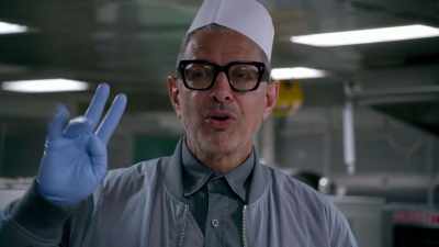 Wow, that's four... four...
What I call four bells. - The World According to Jeff Goldblum