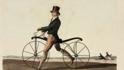 "Wow, that's like velociraptor
velocipede, or dandy horse" - The World According to Jeff Goldblum
