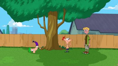 -Wow, that's really--
-Bup-bup. - Phineas and Ferb