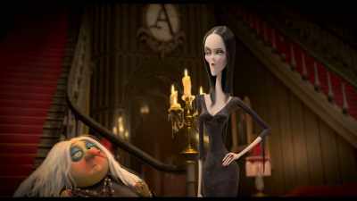 Wow, that's some evil eye
she's got there. - The Addams Family