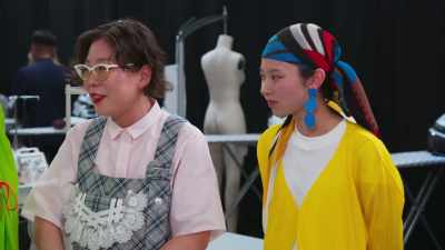 Wow. The shearing that you did
is really difficult, too. - Next in Fashion