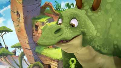 -Wow! This game is hard!
-Argh! - Gigantosaurus
