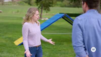 Wow. This whole space
is perfect for dog training. - Romance to the Rescue