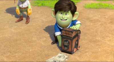 Wow, this will definitely make it easier
to find your dad. - Red Shoes and the Seven Dwarfs