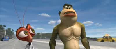 Wow Would you look at the size of thatFootI got him you guys I gotDon't worry I won't let go I'm wearing him downPlease tell me he's slowing down - Monsters vs  Aliens