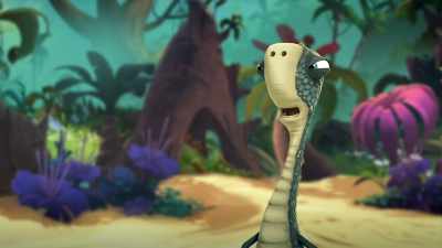Wow! You make my appetite look tiny. - Gigantosaurus