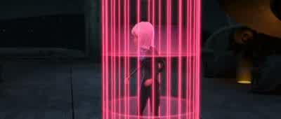 You must be terrifiedYou wake up in a strange place wearing strange clothesimprisoned by a strange being floating on a strange hovering deviceStrange isn't itHardly It's not the first timeWow You really get around - Monsters vs  Aliens
