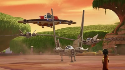 Wow! Zepher did a great job on the ships! - Star Wars: Young Jedi Adventures