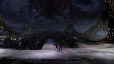 Wraith guards.
Hurry, more are coming. - Stargate Atlantis