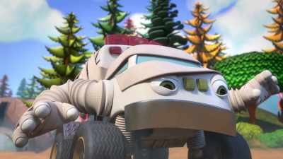 [Wraps gasps] - Mighty Monsterwheelies