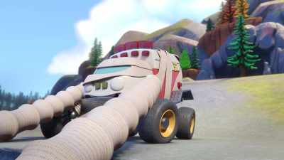 [Wraps grunts] - Mighty Monsterwheelies
