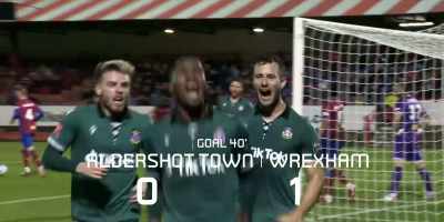 Wrexham have the lead
at the Recreation Ground! - Welcome to Wrexham