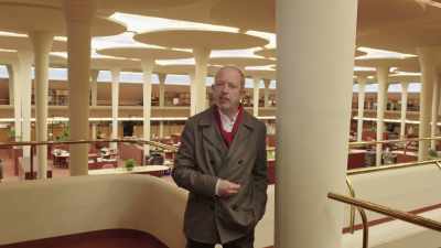Wright, as confident a
showman as he was an engineer, - Frank Lloyd Wright: The Man Who Built America