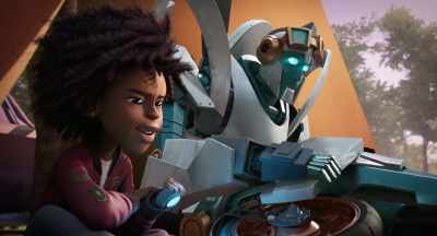[wrist-communicator chimes] - Transformers: EarthSpark