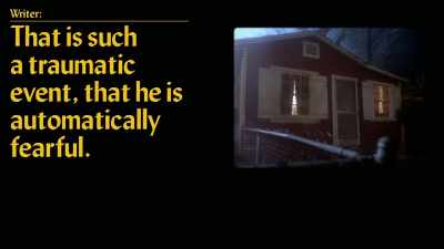 WRITER: That is such a traumatic event,
that he is automatically fearful. - Captive Audience: A Real American Horror Story
