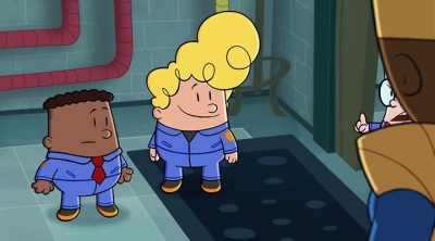 Wrong. That ship is mine.
And then the name Sneedly - The Epic Tales of Captain Underpants in Space