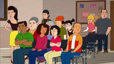 - Wullerton. [all spitting]
- So we're good, then? - Corner Gas Animated