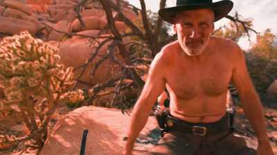 (Wyatt groans)
(Mary gasps) - Over The Red River