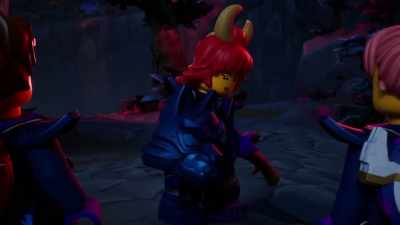 [Wyldfyre grunts and gasps] - LEGO Ninjago: Dragons Rising