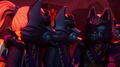 [Wyldfyre] Sounds like you just said,
"Let's blast their chains and free them." - LEGO Ninjago: Dragons Rising