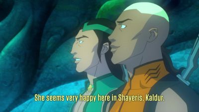 [Wyynde speaking in Atlantean] - Young Justice