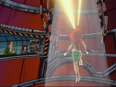 XAVIER Phoenix why do you still inhabit Jean's body Your work is done - X Men: The Animated Series