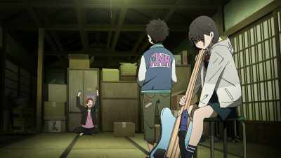 Y-you... rotten old man! - Her Blue Sky