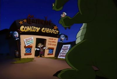YAKKO:
Comedy. Dragon comedy. - Animaniacs