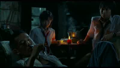 Yatta... tasukatta boudan-CHOKKI samazama da - Battle Royale