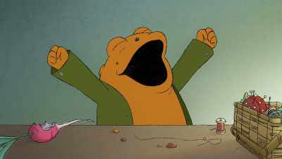 [yawning] - Frog and Toad