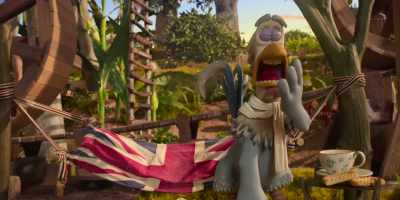 -[yawns]
-[teacup clatters] - Chicken Run: Dawn of the Nugget