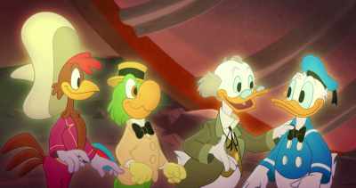 -Yay!
-(ghost cheering) - Legend of the Three Caballeros