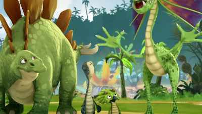 Yay, I don't know
what I'm cheering for, - Gigantosaurus