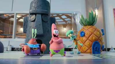 Yay! We're back home in Bikini Bottom! - Saving Bikini Bottom: The Sandy Cheeks Movie