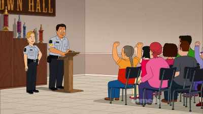 - Yay!
- Woo! - Corner Gas Animated