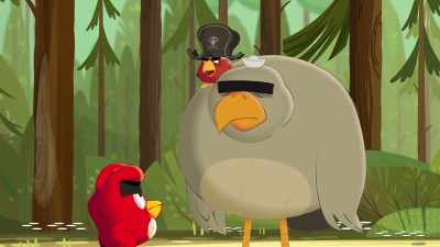 -Ye-argh.
-[laughing] - Angry Birds: Summer Madness