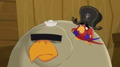 Ye-argh! Well, it's too late for that.
I've already won. - Angry Birds: Summer Madness