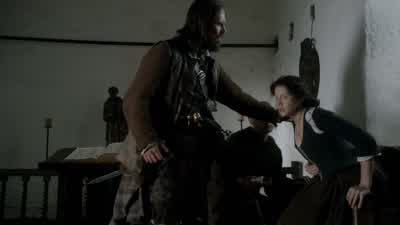 Ye collapsed like a sack of grain. - Outlander