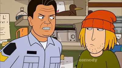 - Yeah, and a dinosaur candle.
- This isn't about candles. - Corner Gas Animated
