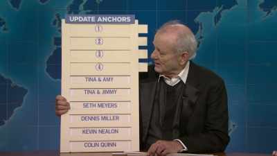 ‫Yeah, a little different for
‫me.
‫I was less cradled by light and - SNL50: The Anniversary Special