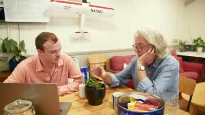 Yeah...a little LED to say, "Hey, - James May and the Dull Men