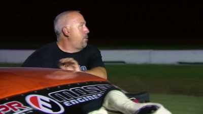 Yeah, about 330 to 400 feet,
I couldn't steer it at all. - Street Outlaws No Prep Kings Team Attack
