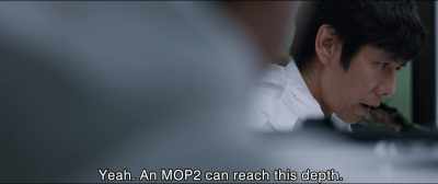 Yeah. An MOP2 can reach this depth. - Shin Ultraman