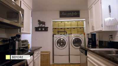 -Yeah.
-And our laundry room, - Why the Heck Did I Buy This House?