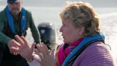 -- Yeah. -- And then "tok" comes
from "tor", a burial ground, - Extraordinary Escapes with Sandi Toksvig