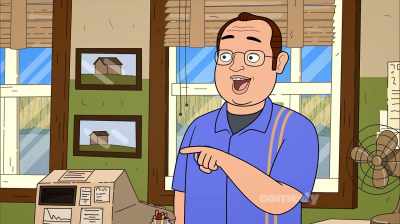 Yeah, you better start dreaming
up names for your yacht. - Corner Gas Animated