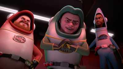 Yeah, busy getting
turned into sushi. - Megamind vs. the Doom Syndicate