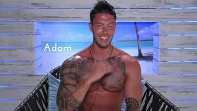 Yeah. But as soon as I heard
the one about the hug, - Love Island