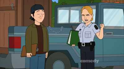 Yeah, but...
Y-you can't just... - Corner Gas Animated