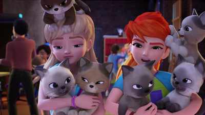 Yeah, cats aren't
the most trainable creatures. - LEGO Friends: Girls on a Mission